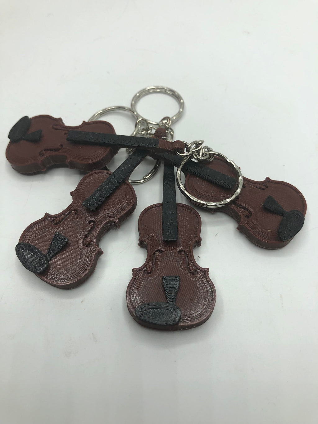 Violin 3D Keyring / Bag Tag / Ideal Gift for Violinist / Music Teacher / Violin Gift / Christmas Gift / Musician Gift / Violin Keychain