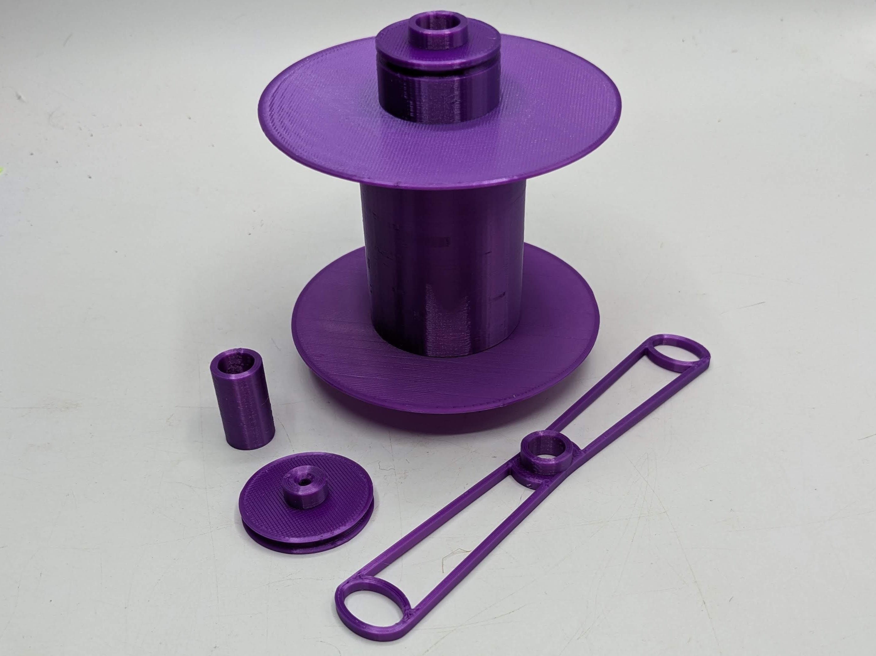 EEW 6.0 Lace Flyer Set (Qty: 1) - Bobbin, Bearings, Flyer Support & Pulley for EEW 6.0 / EEW 6.0 Accessories Set / Eew Spinning Wheel Set