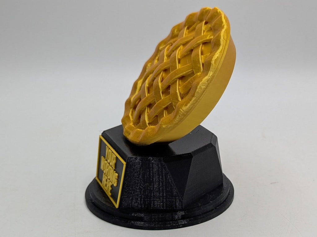 Personalised Pie Trophy, Meat Pie Trophy, Pie Award, Custom Trophy, Pie Lover, Who Ate All The Pies, Scotch Pie, Fruit Pie,  Office Trophy