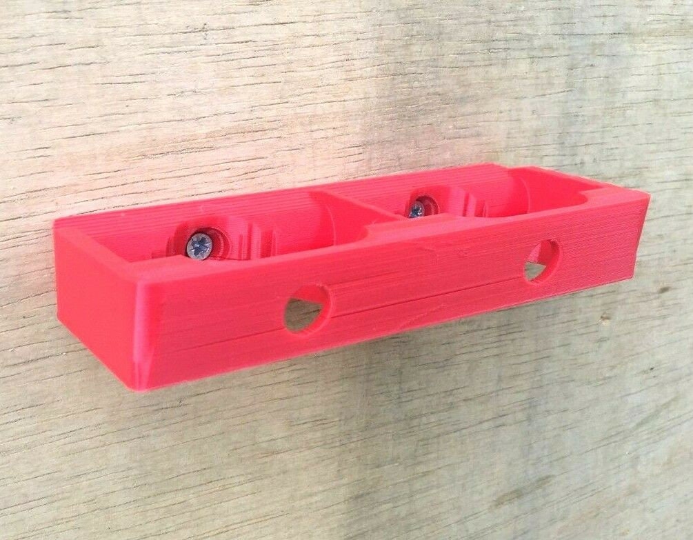 Double Battery Wall Mount for Bosch GSR/GSB/GDR 10.8v/12v Drill - 2Ah, 4Ah & 6Ah / Battery Storage