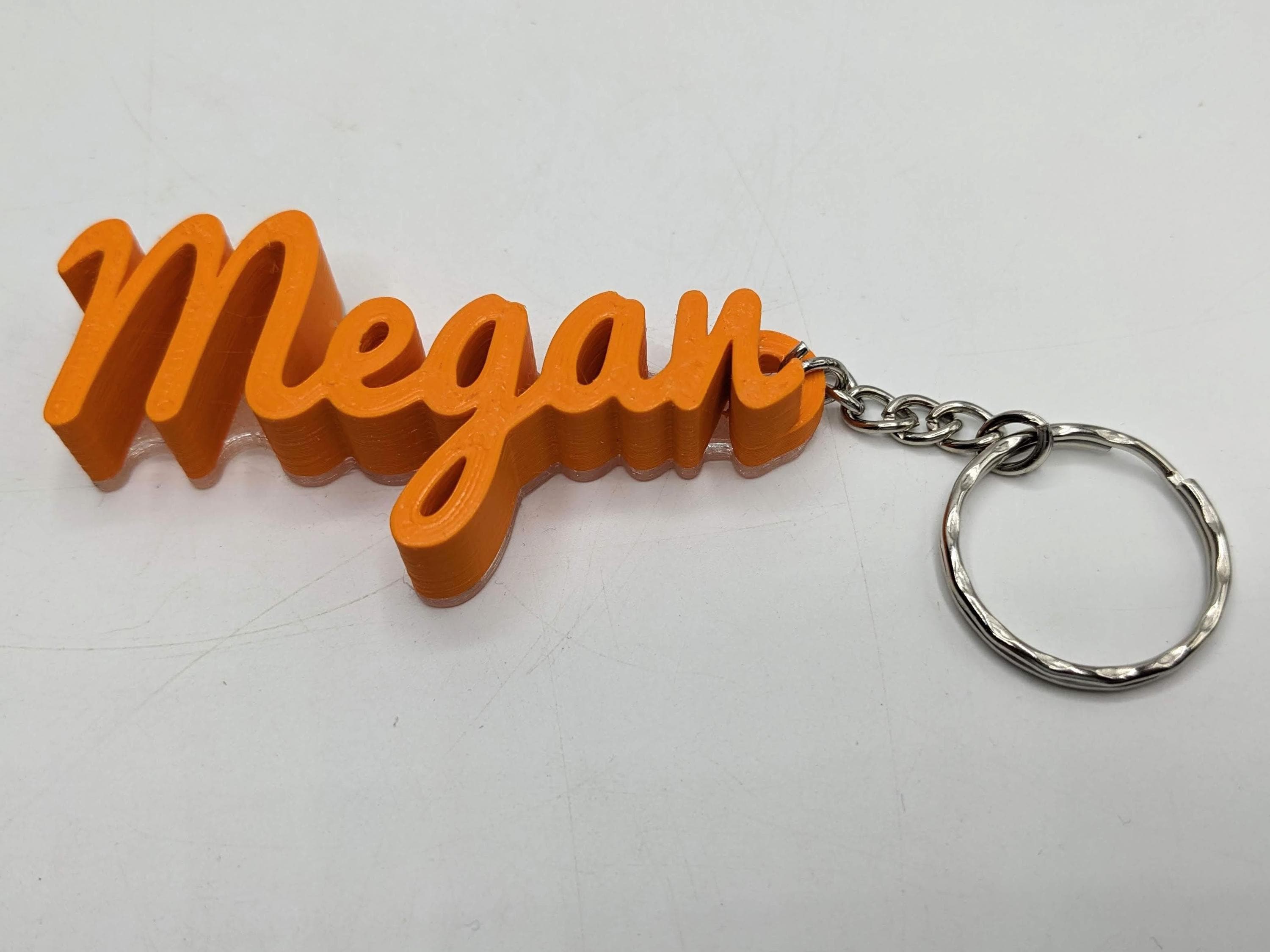 Personalised Keyring, Personalized Keychain, Pacifico Script Keyring, Border Keyring, Party Bag Filler, Under 5 Pound Gift, Book Bag Tag
