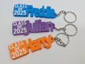 Personalised School Leavers Keyring, Class of 2025, School Leavers Gifts, Personalised Primary School Leaver, Secondary School Leaver Gift