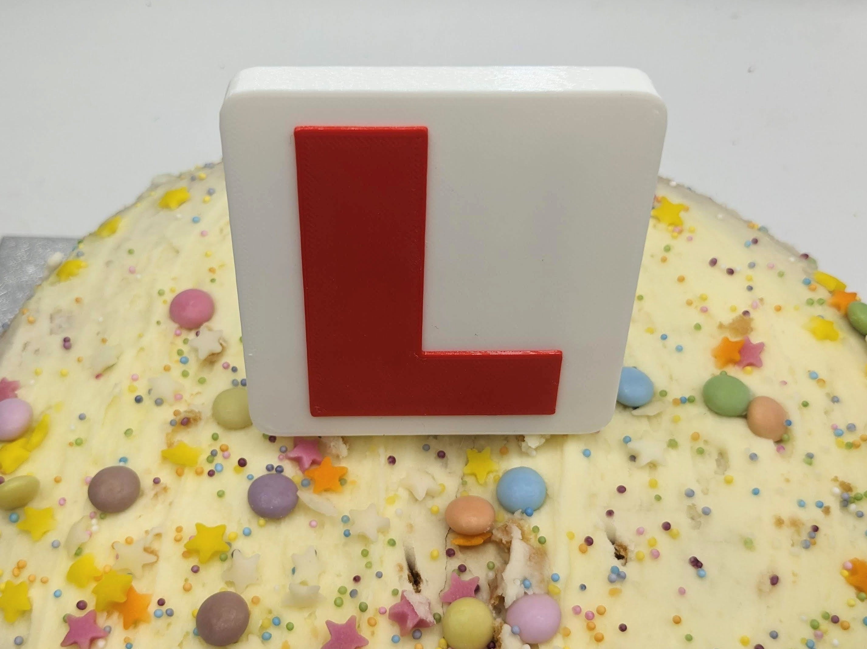 Learner Driver Cake Topper / New Driver Cake Topper / LPlate Cake Topper / 17th Birthday Cake /P Plate Cake Topper / Just Passed Cake Topper