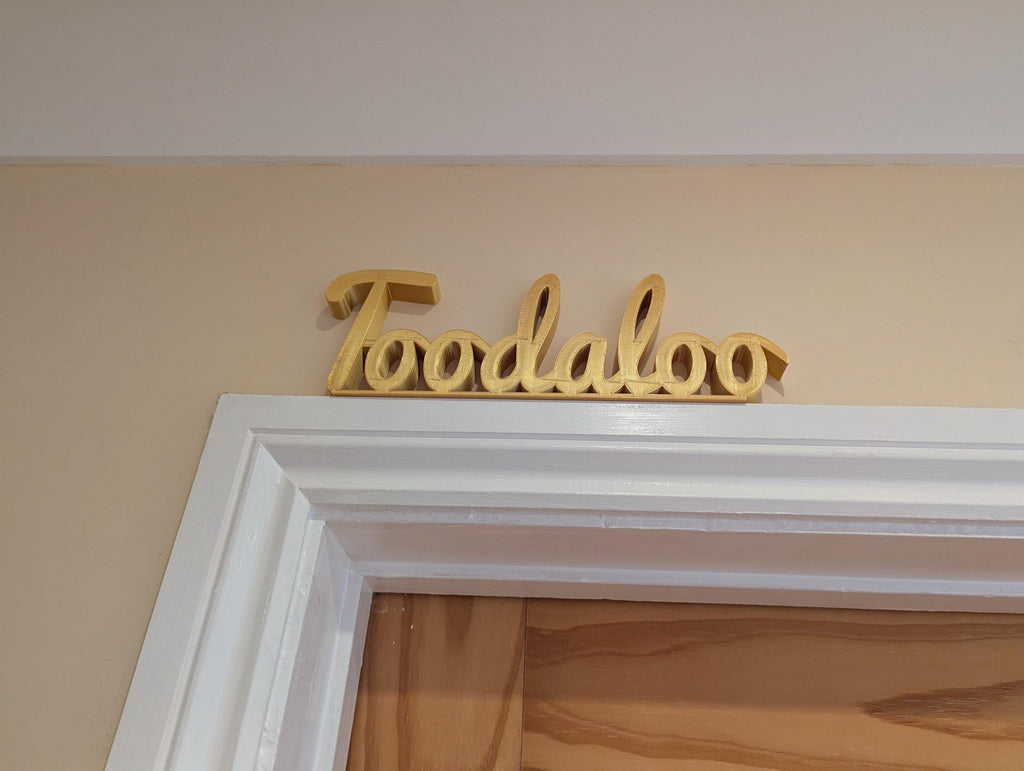 Toodaloo Door Sign, Goodbye Door Sign, Exit Door Sign, Door Topper, Custom Door Sign, Toodaloo Wall Sign, Above Door Sign, Quirky Door Sign