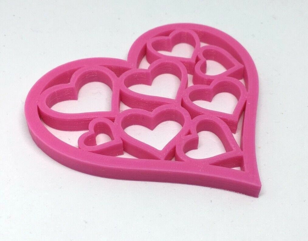 Heart Drinks Coasters / Valentines Day Gift / Love Coaster / Heart Shaped Coaster / Drinks Coaster / Coaster Heart Gift / Heart Shaped Gift