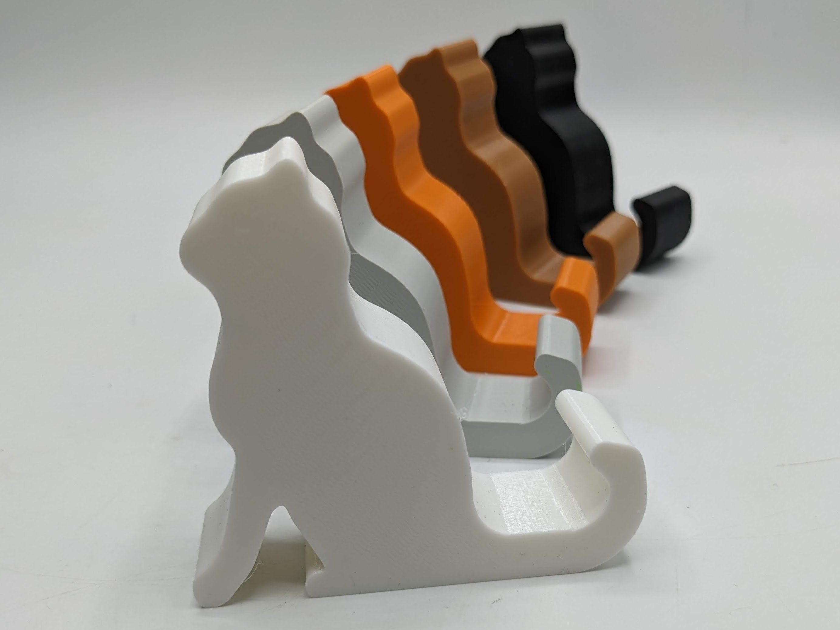 Cat Mobile Phone Stand / Cat Shaped Phone Stand / Iphone Phone Holder / Android Phone Holder / Cat Phone Holder / Cat Stocking Filler / Cat