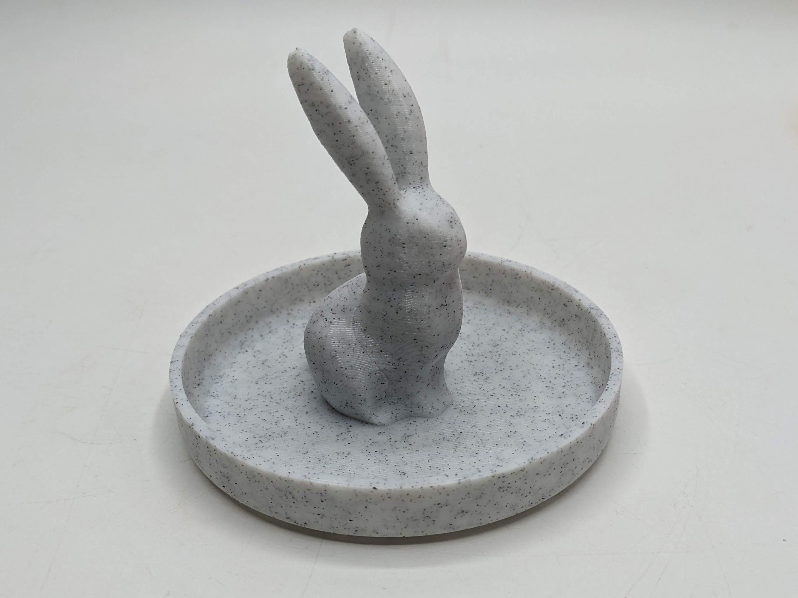 Bunny Rabbit Trinket Dish / Rabbit Ring Stand Jewellery Holder / Trinket Rings Dish /  Rabbit Ring Stand / Trinket Dish Ring Holder / Gift