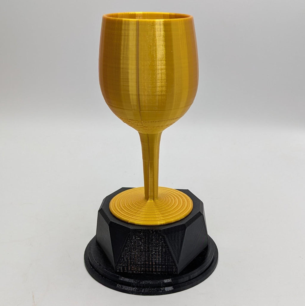 Personalised Wine Glass Trophy, Best Wine Trophy, Wine Lover Trophy, Novelty Office Trophy, Biggest Drinker Award, Custom Trophy Wine Award