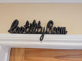 Loo-tility Room Door Sign, Laundry Room, Utility Room, Toilet Door Sign, Bathroom Door Sign, Custom Door Sign, Utility Sign, Door topper