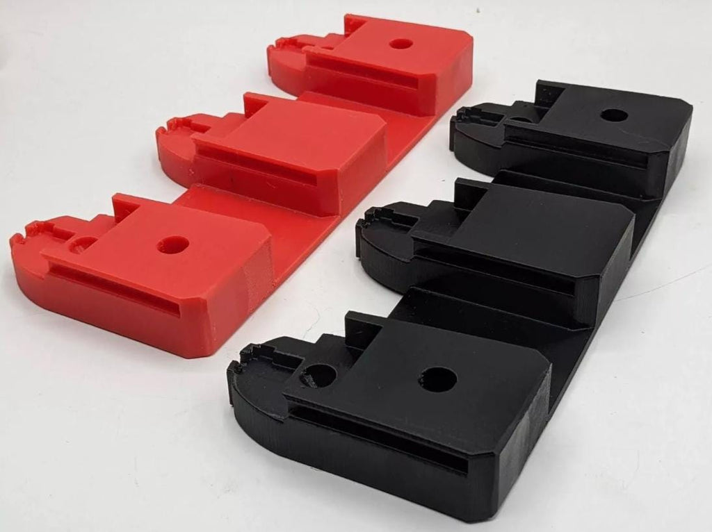 Triple Battery Wall Mount for BOSCH 18V PBA W-B Power4all Batteries / Storage Holder Fits three of Bosch's new Power4all System tool batteries.