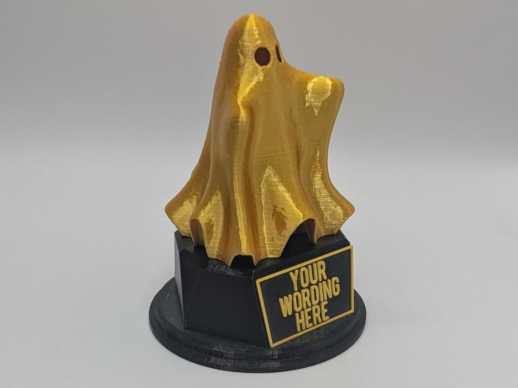 Personalised Ghost Trophy, Ghosting Trophy, Serial Ghosting Award, Halloween Ghost Award, Halloween Party Trophy, Custom Trophy Office Award