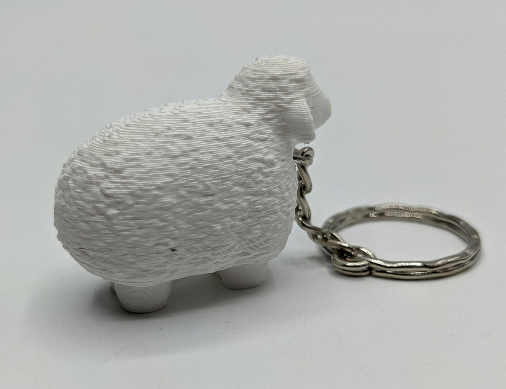 Sheep Keyring, Sheep Lover Gift, Sheep Keychain, Sheep Bag Tag Charm Gift, Ram Keyring, Ram Bag Tag, Gift for Farmer, Farmer Keepsake, Sheep