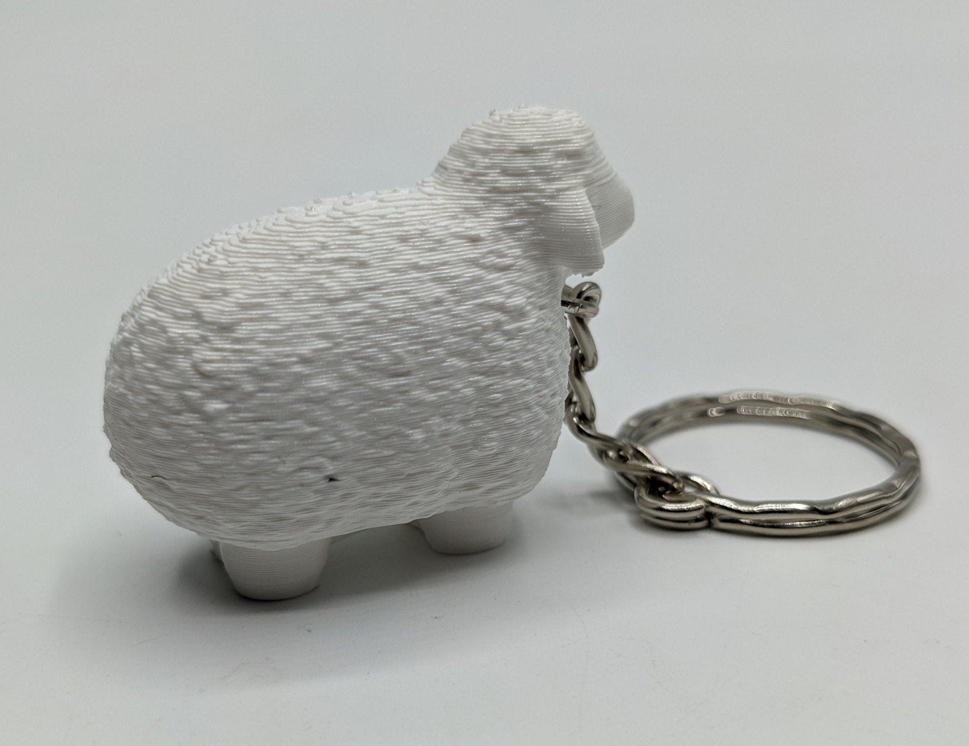 Sheep Keyring, Sheep Lover Gift, Sheep Keychain, Sheep Bag Tag Charm Gift, Ram Keyring, Ram Bag Tag, Gift for Farmer, Farmer Keepsake, Sheep