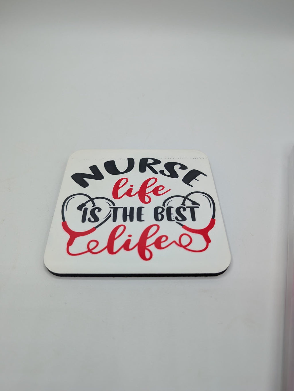 Best Nurse Coaster, Gift for Nurses, Under 5 Pound, Nurse Life Coaster, Best Nurse Gift, Nurse Christmas Gift, Gift for Her, Gift for Him