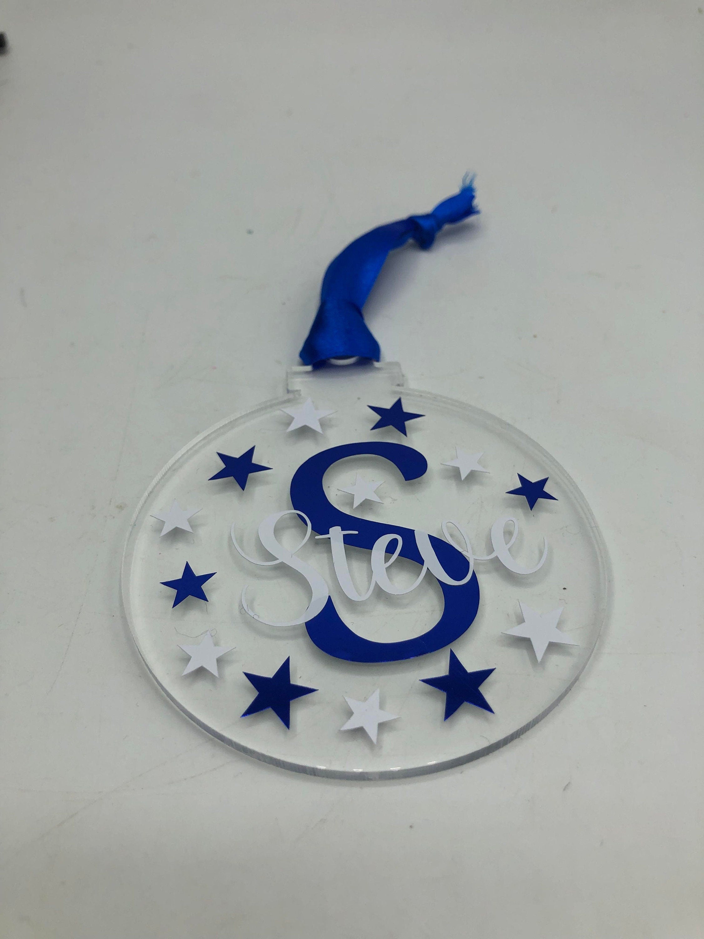 Personalised Christmas Monogram Bauble / Personalised Bauble / Tree Personalised Decoration / Name Bauble / Personalised Christmas Bauble