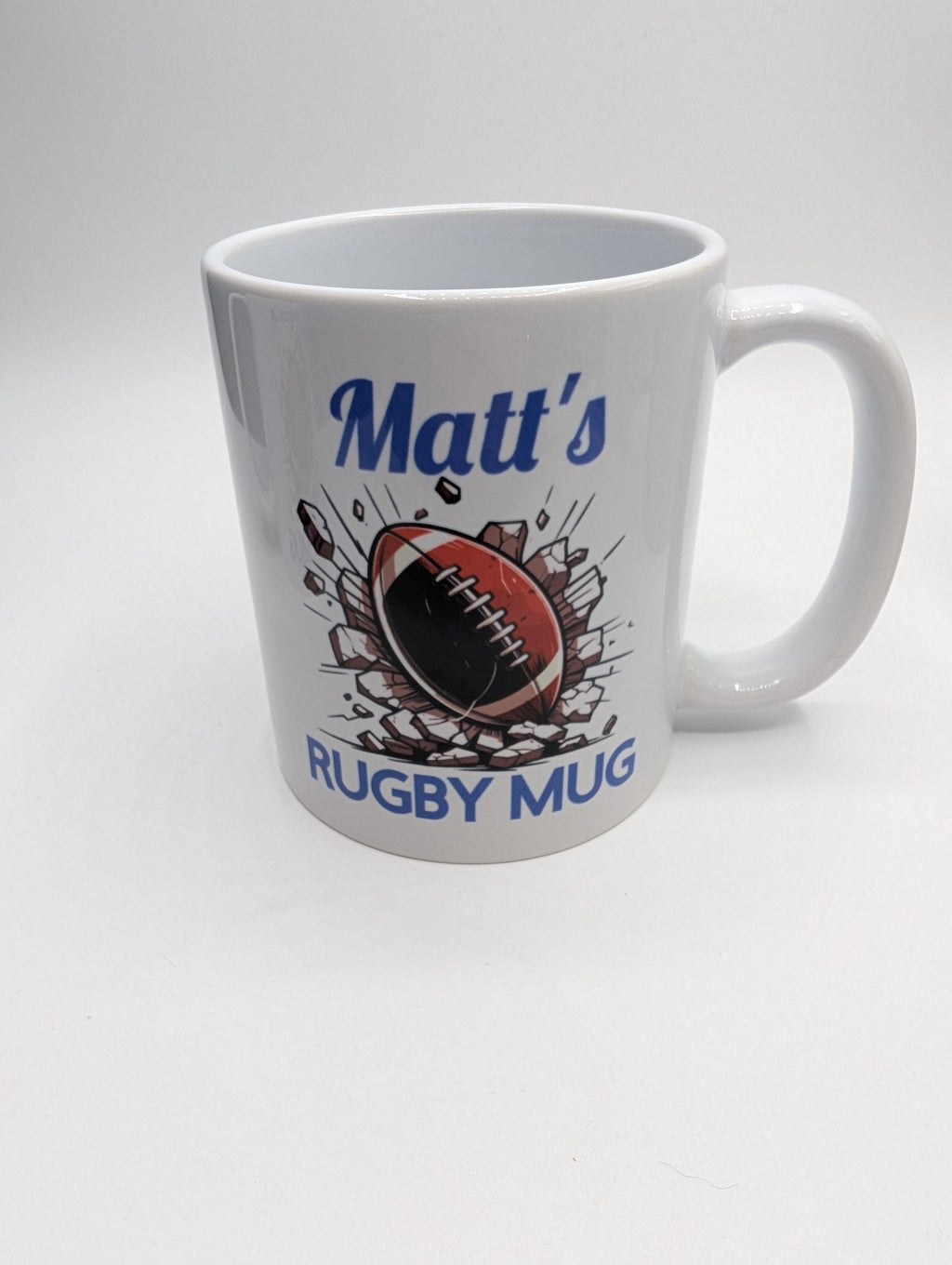 Personalised Rugby Mug / Gift for Rugby Player / Personalised Rugby Gift / Rugby Stocking Filler / Boys Rugby / Girls Rugby / Gift for Rugby