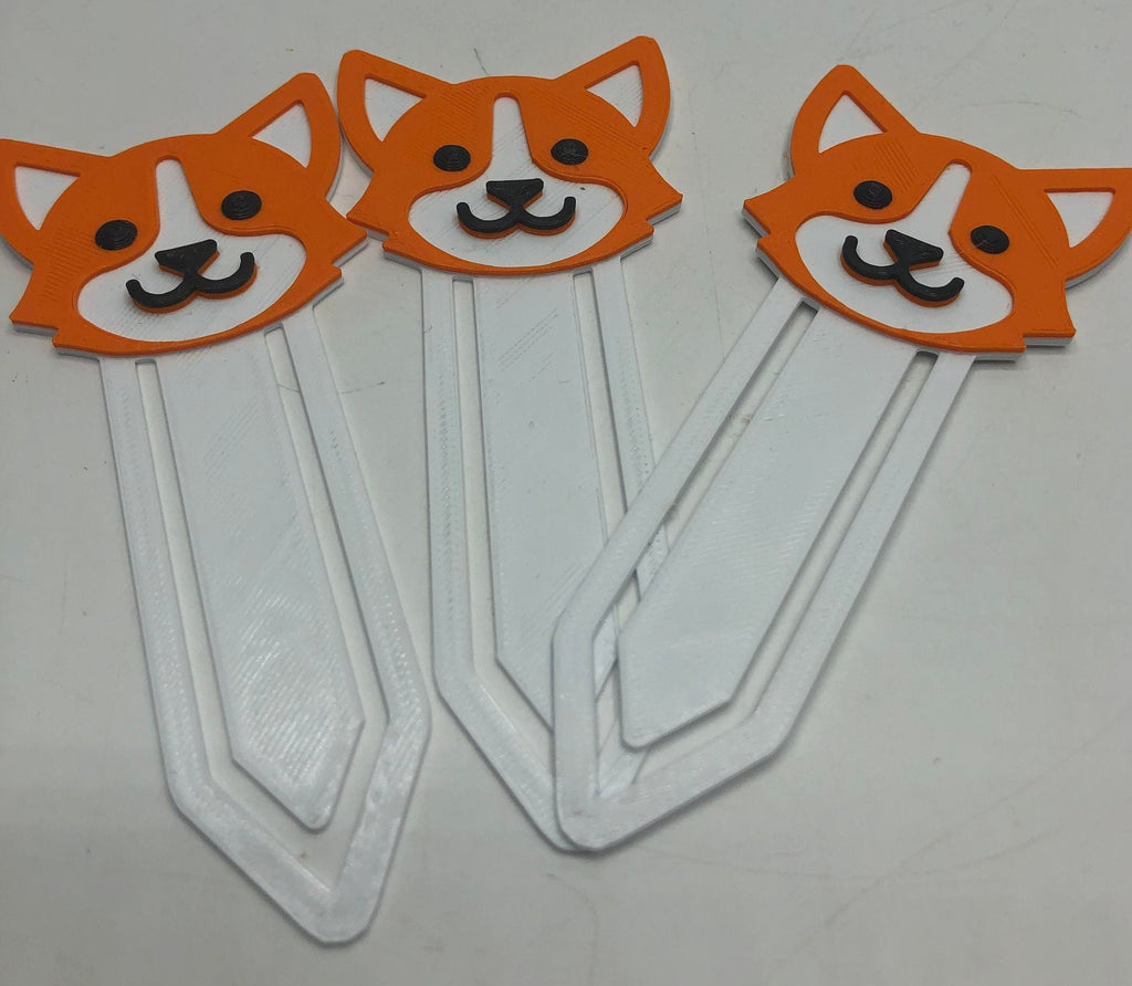 Fox Bookmark, Fox Lovers Gift, Stocking Filler Fox Bookmark, Reading Gift, Fox Page Marker, Fox Shape Gift, Wildlife Bookmark Gift, Reading