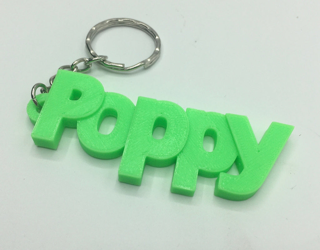 Girls Personalised Keyring, School Bag Tag, Back to School Gift, Party Bag Filler, Small Personalised Item, Personalised Gift, Under 5