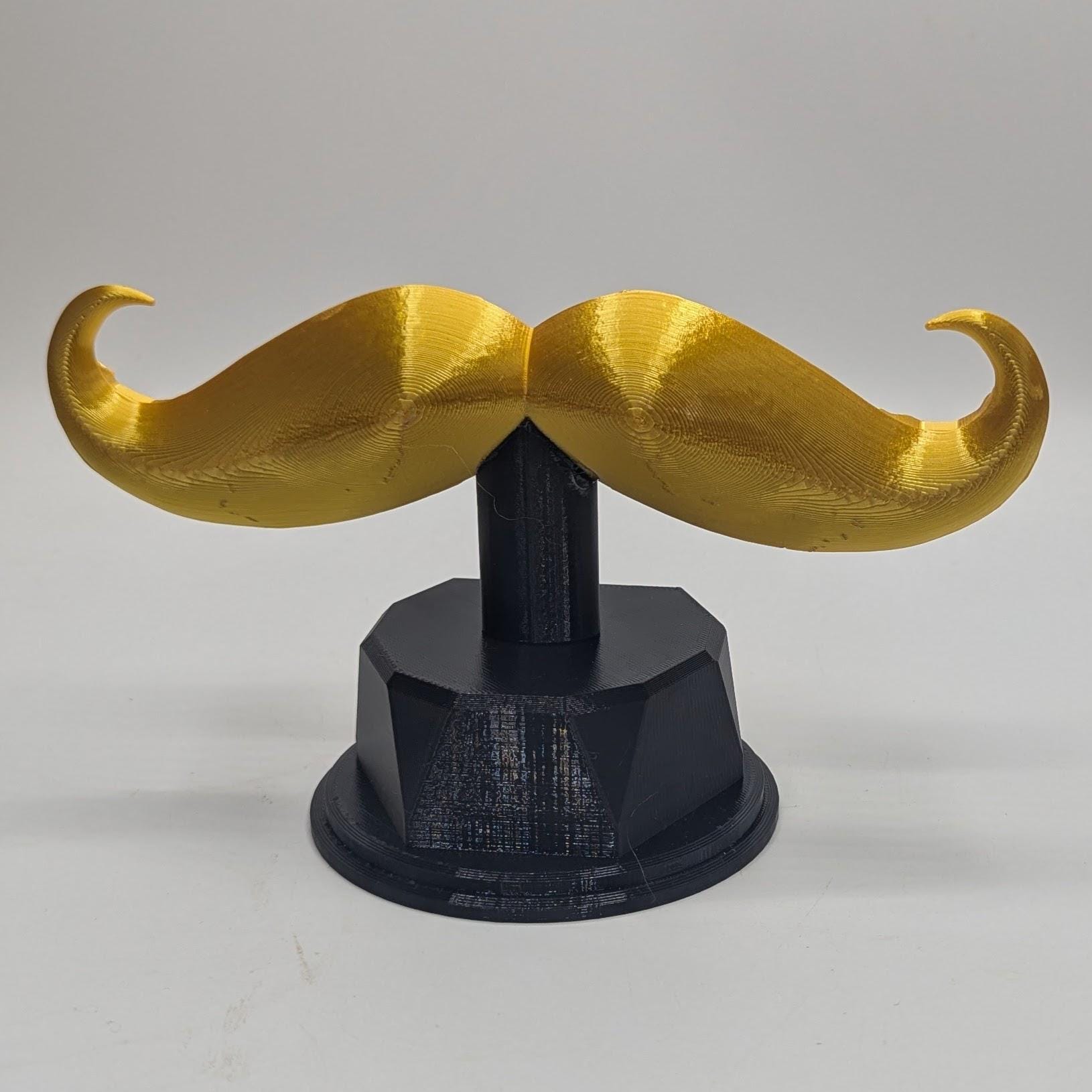 Personalised Moustache Trophy, Movember Award Gift, Custom Trophy Gift, Moustache Award Gift, Office Trophy, Best Moustache Gift, Moustache