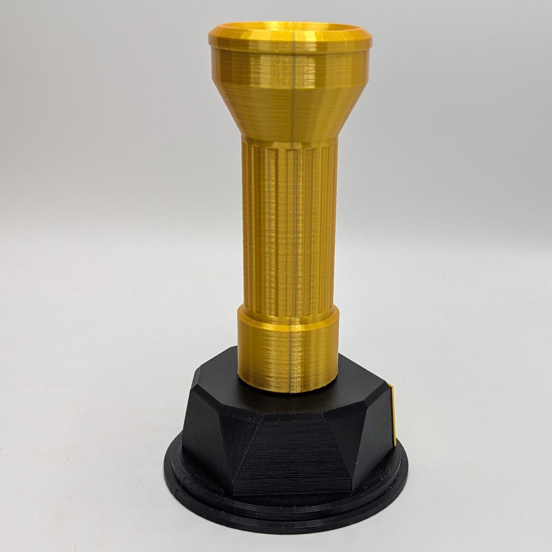 Personalised Torch Trophy, Custom Trophy Gift, Builder Trophy Gift, Mechanic Trophy, Best Mechanic Award, Engineer Award, DIY Trophy Gift