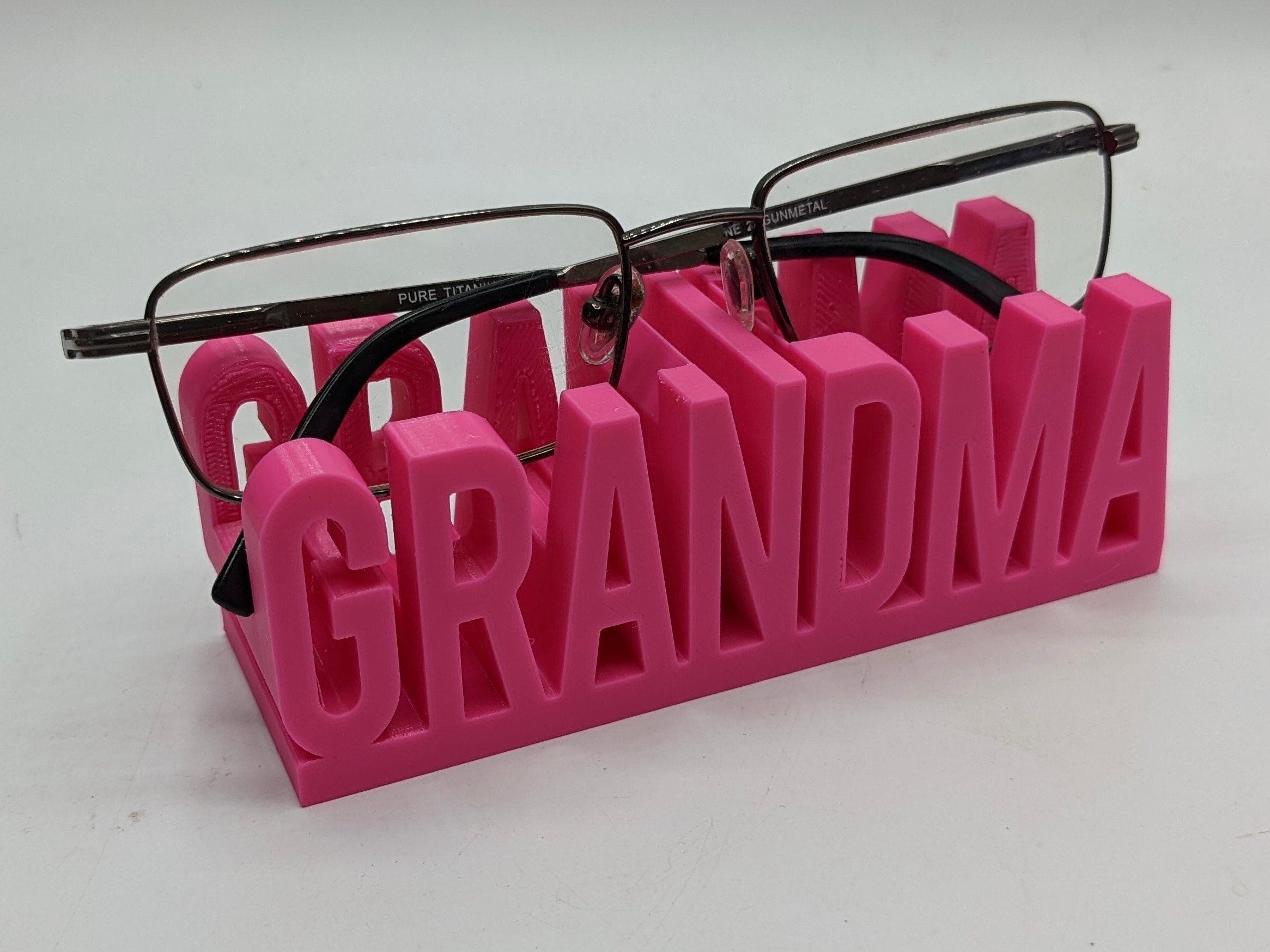 Nan Glasses Holder / Grandma / Nanny / Reading glasses Holder/ Present for Nan / Spectacles Holder / Gift for Grandma / Side Table Glasses