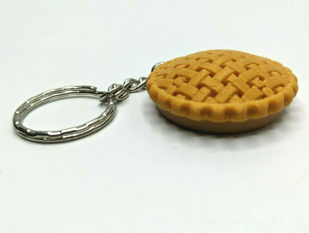 Pie Keyring, Pie Keychain BagTag, Who Ate All the Pies Joke Keyring, Pie Shaped Keyring,  Gift for Pie Lover, Fruit Pie, Meat Pie, Apple Pie