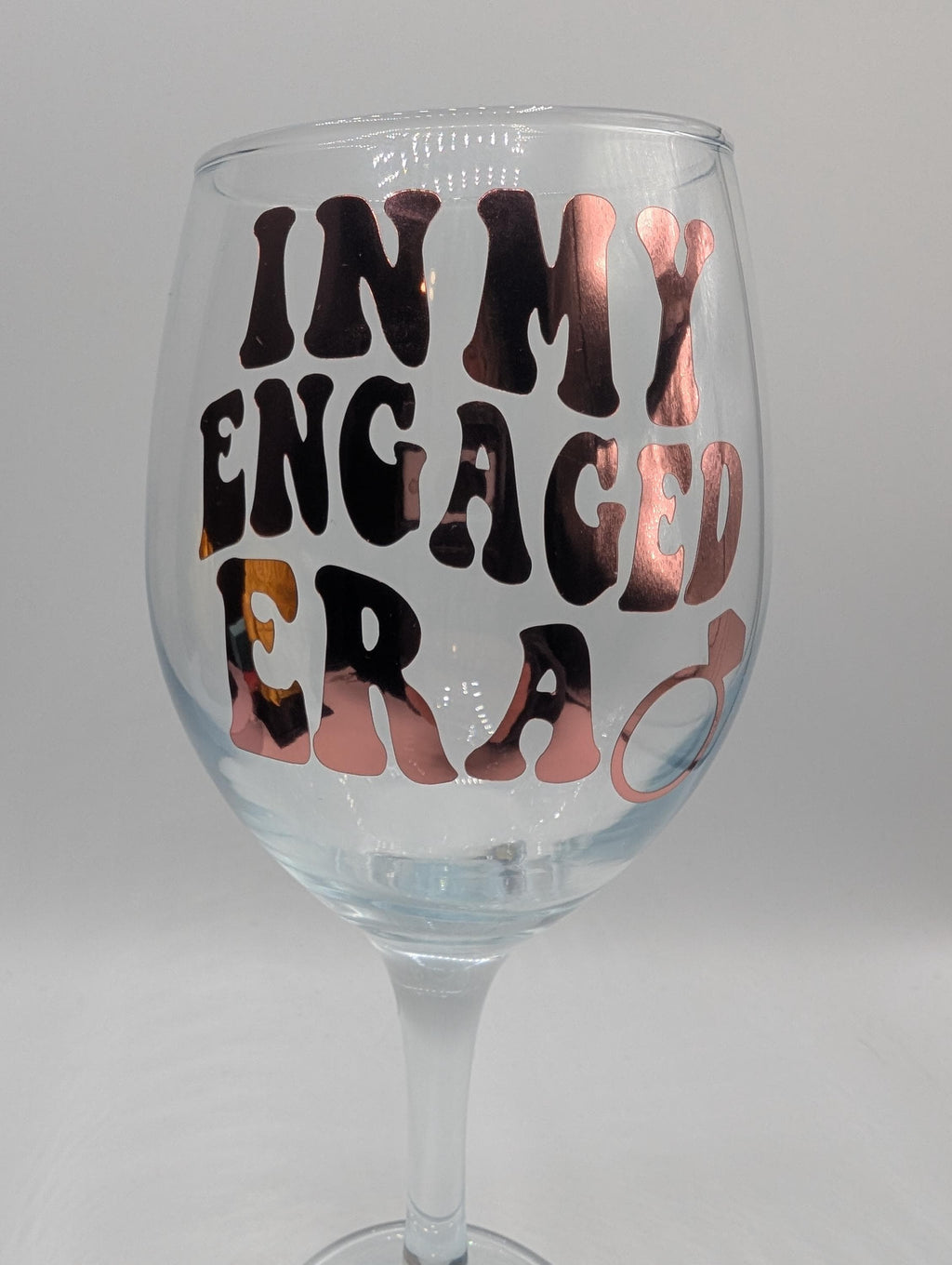 My Engaged Era Glass, Gift for Her, Engagement Present, Present For Her, Birthday Present, Engagement Party Glass, Congratualations Gift