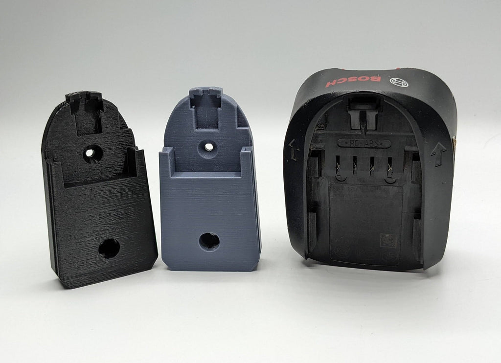 Wall Mount for BOSCH 18V PBA W-B Batteries / Storage Holder - Shed / Workshop / Bosch 18V PBA W-B Battery Mount / Battery Storage Mount