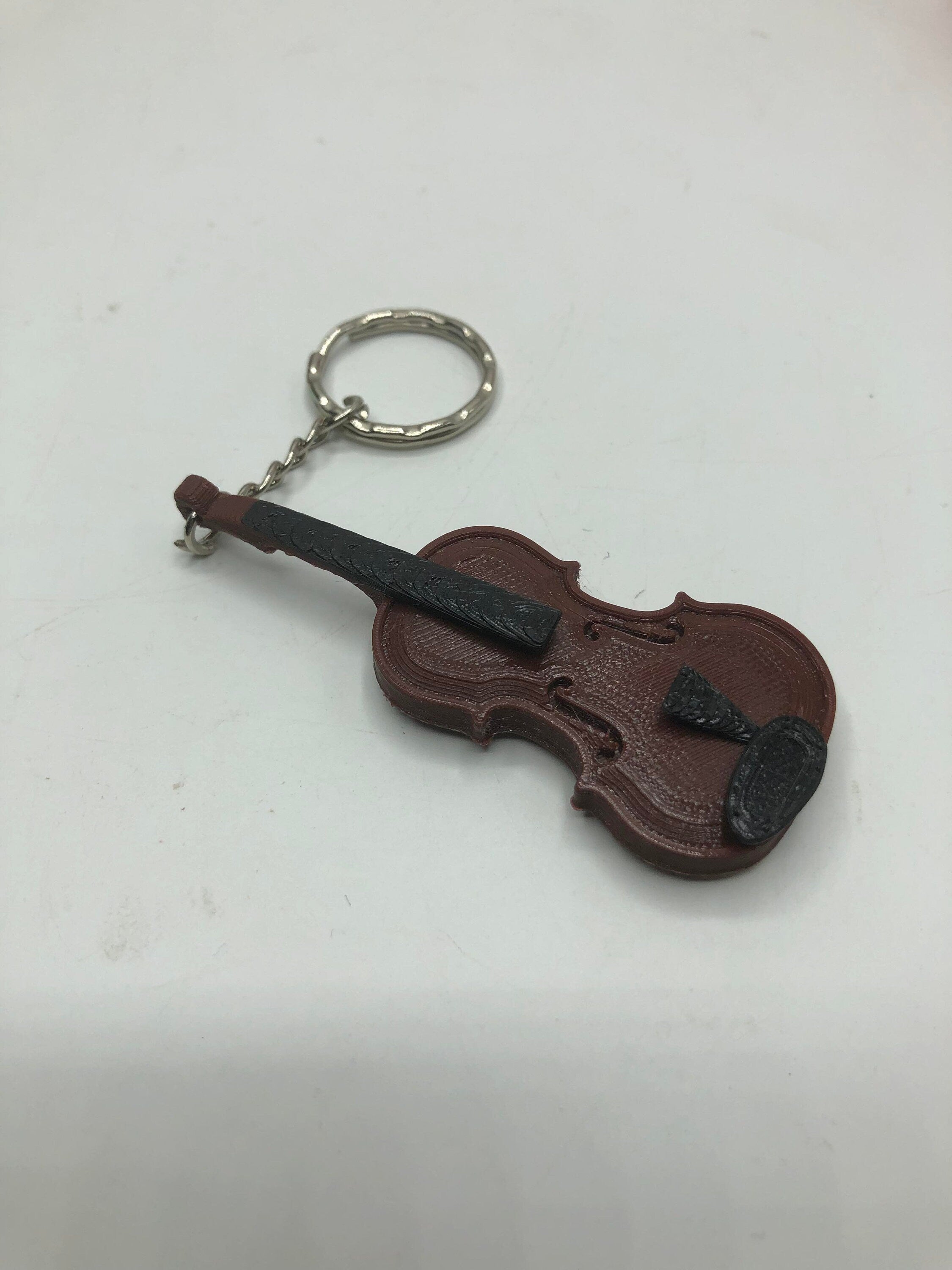 Violin 3D Keyring / Bag Tag / Ideal Gift for Violinist / Music Teacher / Violin Gift / Christmas Gift / Musician Gift / Violin Keychain