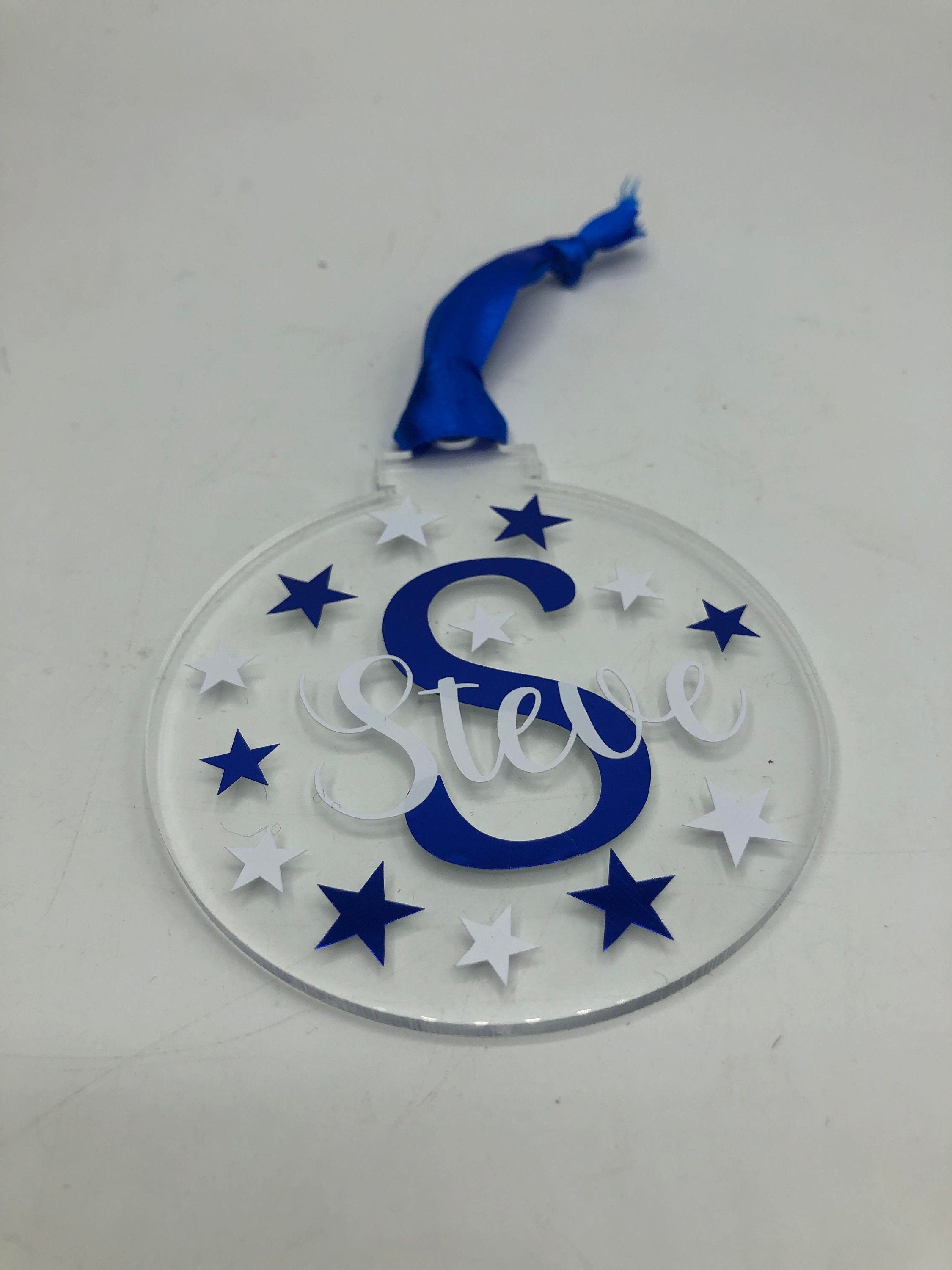 Personalised Christmas Monogram Bauble / Personalised Bauble / Tree Personalised Decoration / Name Bauble / Personalised Christmas Bauble