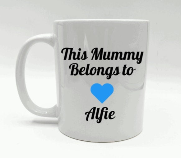 Mother's Day Mug / This Mummy Belongs to Mug / This Mum Belongs to Mug / Gift for Mum / Gift for Mummy / Mummy Gift from Kids / Personalised