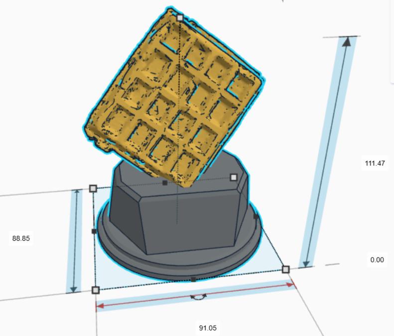 Personalised Waffle Trophy, Waffle Award Gift, Custom Trophy Gift, Funny Waffle Award Gift, Office Trophy, Waffle Lover, Biggest Waffler