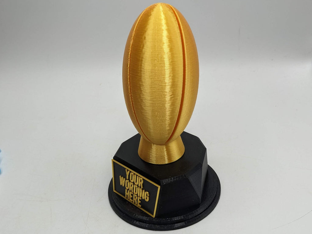 Personalised Rugby Trophy / Rugby Fun Trophy / Secret Santa Rugby Player / Rugby Team / Rugby Stocking Filler / Rugby Player Gift / Rugby Club