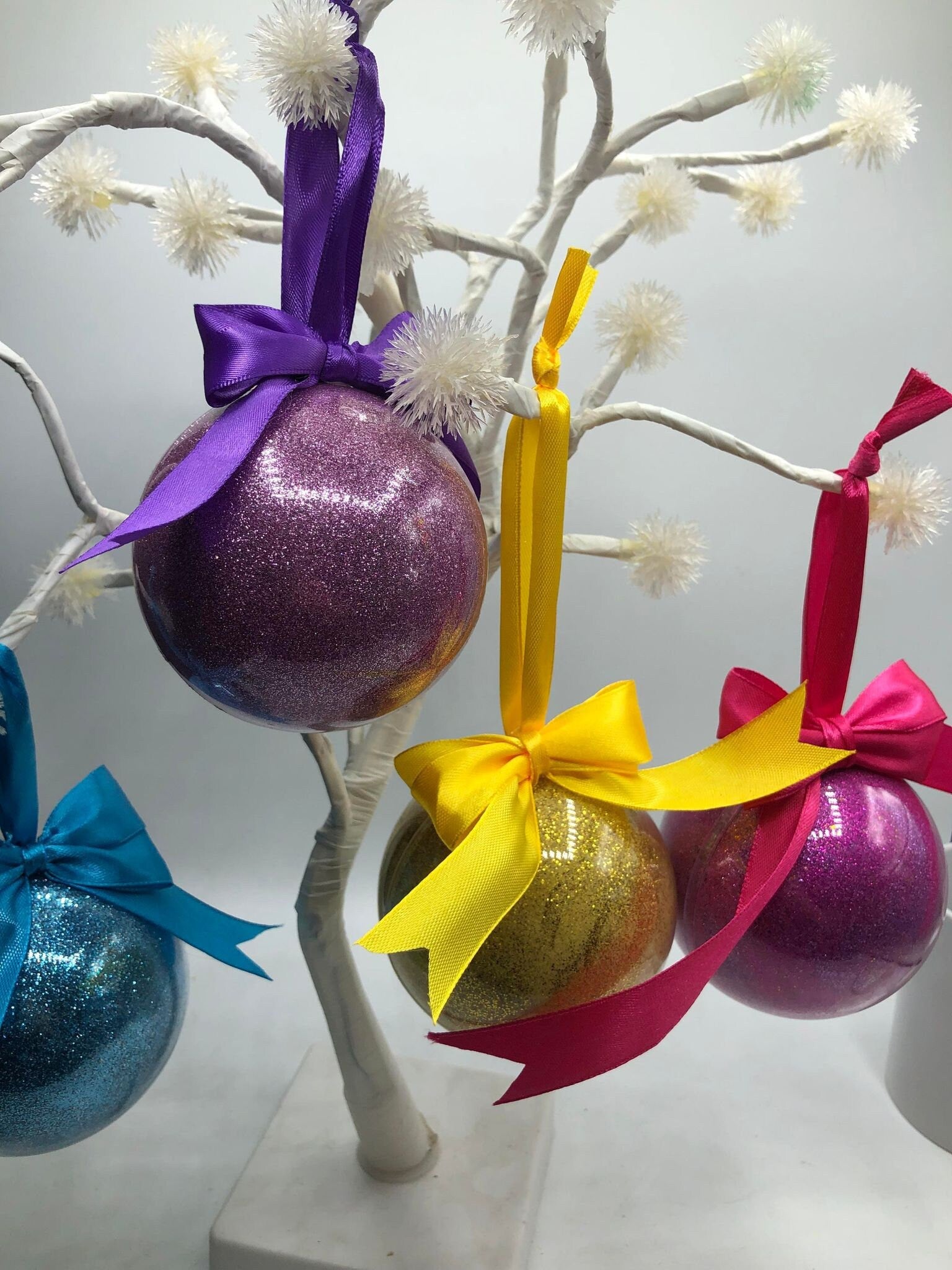 Personalised Glitter Bauble, Personalised Bauble, Tree Personalised Decoration, Name Bauble, Personalised Christmas Gift, First Christmas