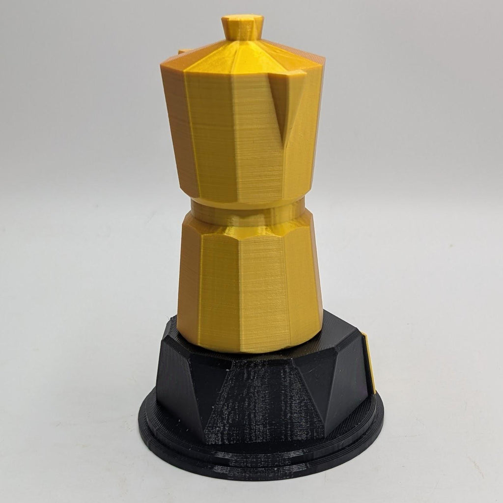 Personalised Coffee Maker Trophy, Coffee Pot Shape Gift,  Espresso Award Gift, Moka Pot Award, Custom Trophy Award, Coffee Lover Award Gift