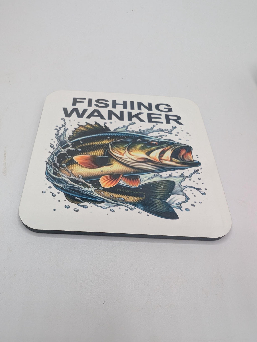 Fishing Wanker Coaster, Funny Gift for Fishermen, Fishing Gift, Fathers Day Gift, Gift for Him, Angler Gift, Joke Fishing Gift, Fishing Gift