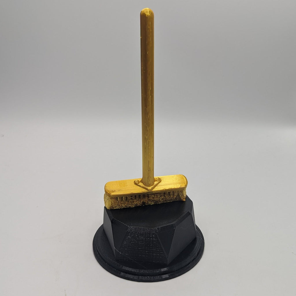 Broom Trophy, Station Sweeper Award, Custom Trophy Gift, Sweeper Trophy, Broom Award, Cleaner Trophy, Cleaner Award, Office Trophy, Broom