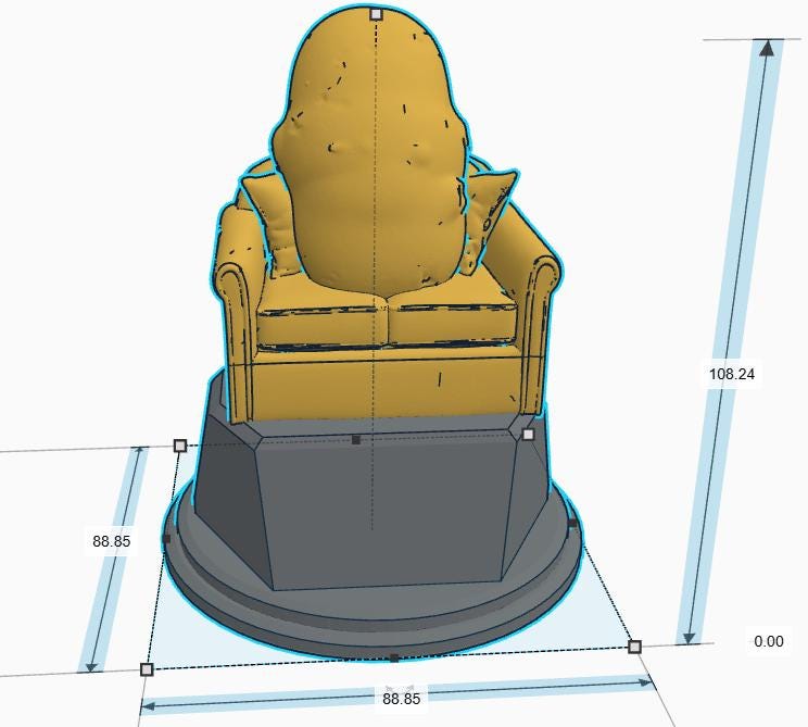 Personalised Couch Potato Trophy, Potato Trophy, Fun Office Award, Couch Potato Award,  Custom Trophy Gift, Couch Potato Gift, Potato Award