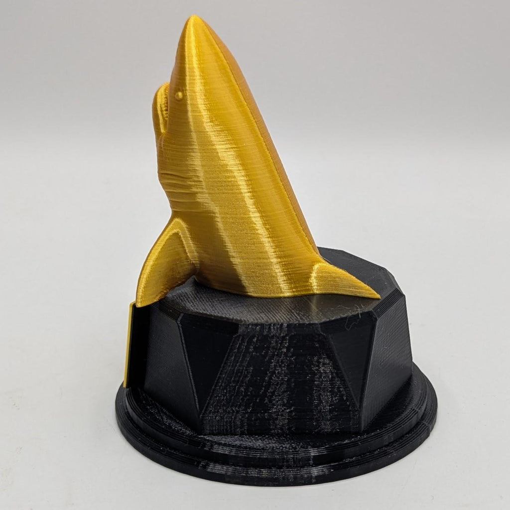 Personalised Shark Trophy, Great White Shark, Custom Trophy Gift, Funny Shark Award Gift, Office Trophy, Biggest Shark Trophy, Shark Lover