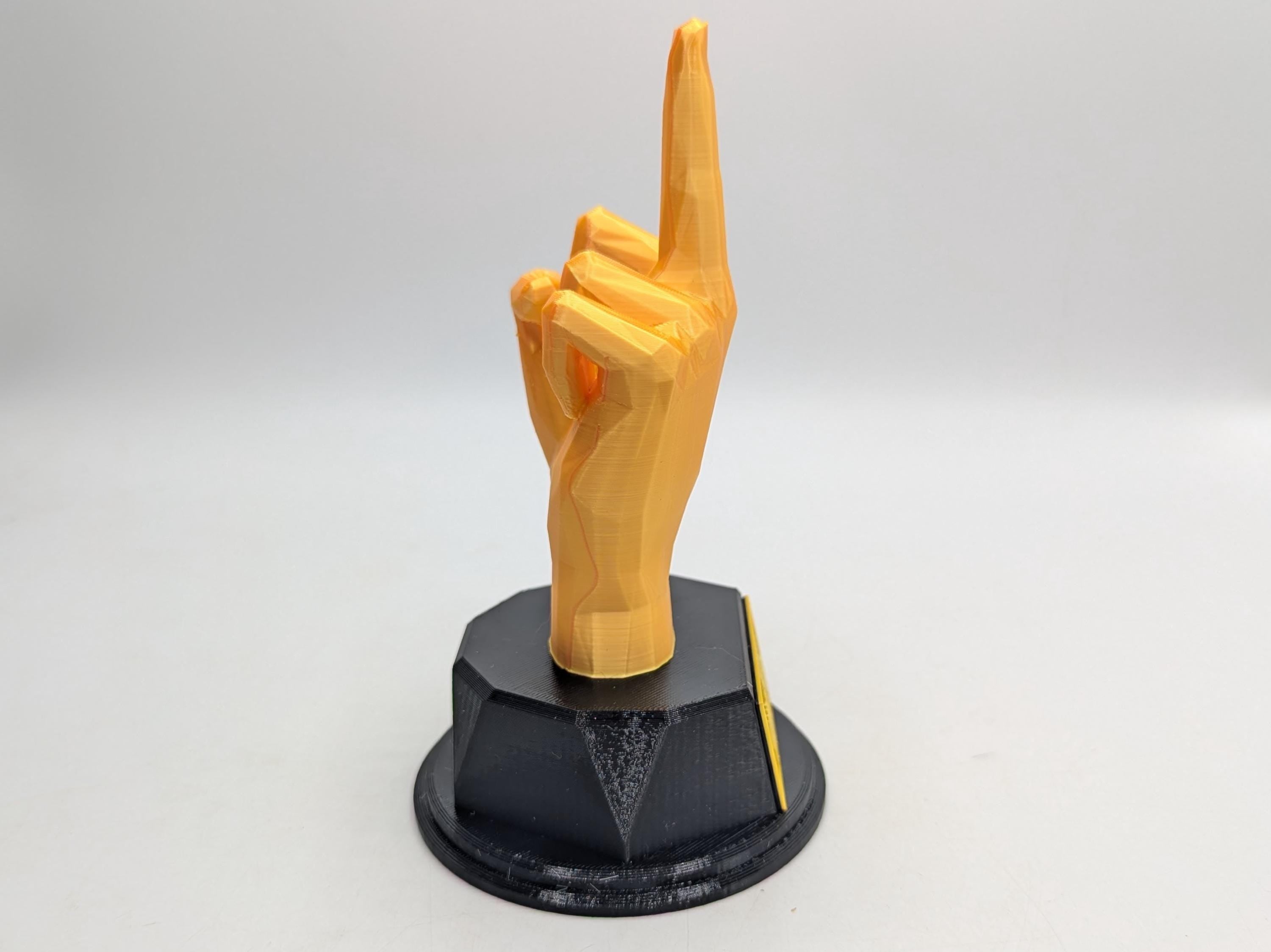 Personalised Middle Finger Trophy, Finger Trophy, Up Yours Award, Joke Middle Finger, Gift for friend Joke Award, Custom Trophy Gift, F Off
