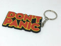Don't Panic Bag Tag / Novelty Keyring / Don't Panic Wording Keyring / Funny Keyring / Novelty Don't Panic Keyring / Don't Panic Bag Tag Gift