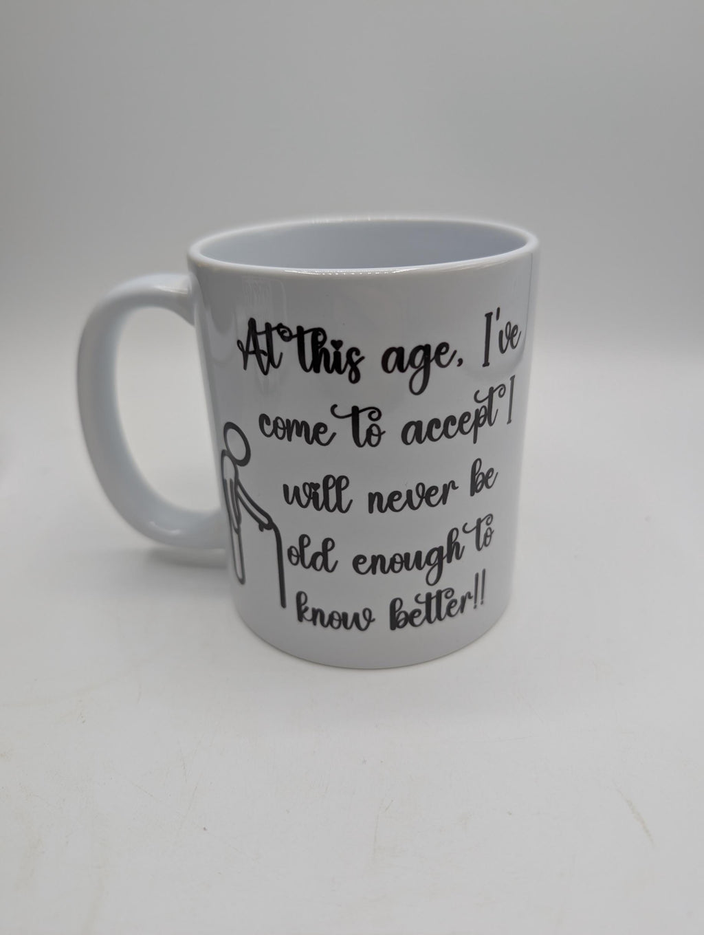 Know Better Mug, Funny Mug Gift, Retirement Mug Gift, Joke Office Mug, Old Enough Mug, Joke Mug Gift, Birthday Mug, Grumpy Mug Gift