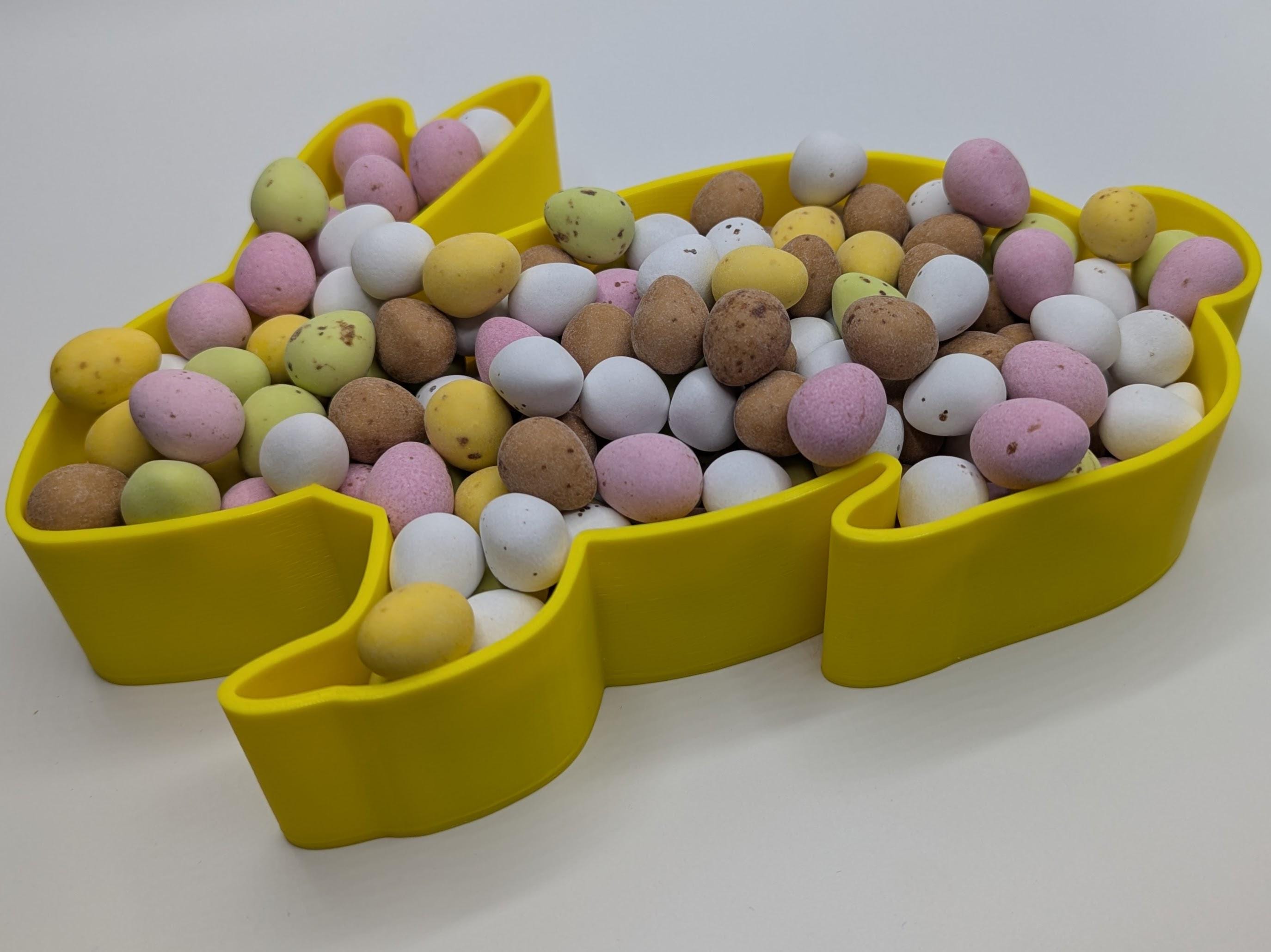 Easter Bunny Sweet Fillable, Sweet filling Birthday Cake Alternative, Easter Party Table Decor, Bunny Shaped Sweet Decoration, Easter Gift