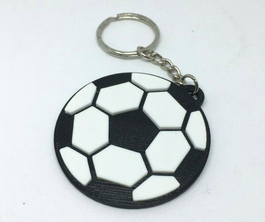 Football Keyring, Soccer Keyring, Football Bag Tag, Football Lover Gift, Football Boot Bag, Football Keychain, Football Party Gift, Football