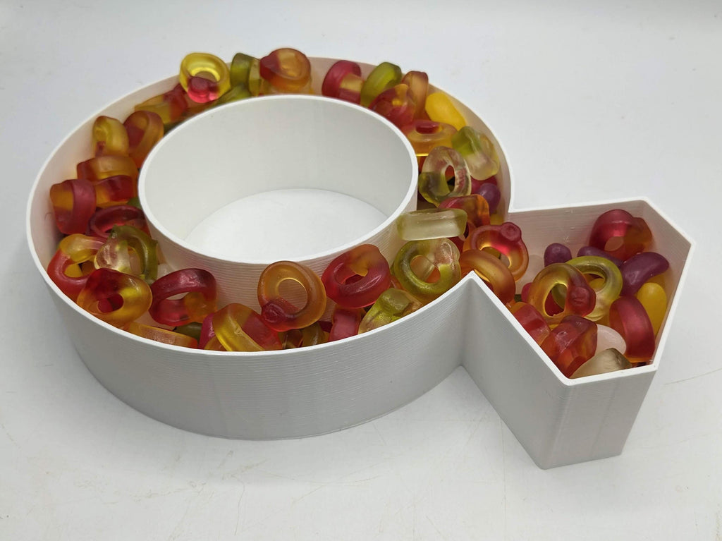 Engagement Sweet Table, Wedding Ring (8.5") for Sweet filling Cake Alternative, Wedding Table Decoration, Engagement Party Display Table