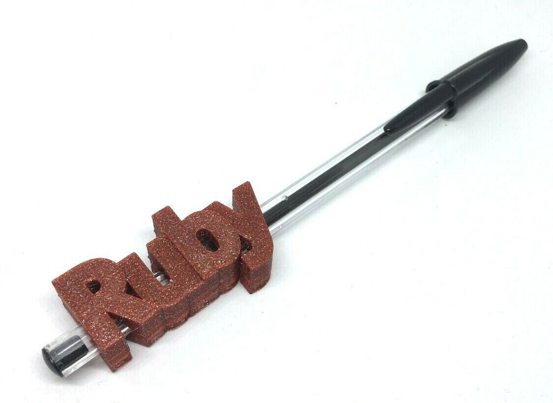 Teacher Gift Personalised Pen Topper Gift / Gift for School / Gift for Office / Fee Bic Biro Cristal Pen / Personalised Pen Toppers Office