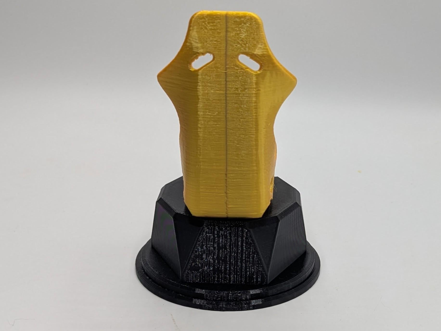 Personalised Racing Seat Trophy, Racing Award Trophy, Gift for Car Racer, Custom Trophy Gift, Stock Car Trophy, Racing Driver Trophy, Car