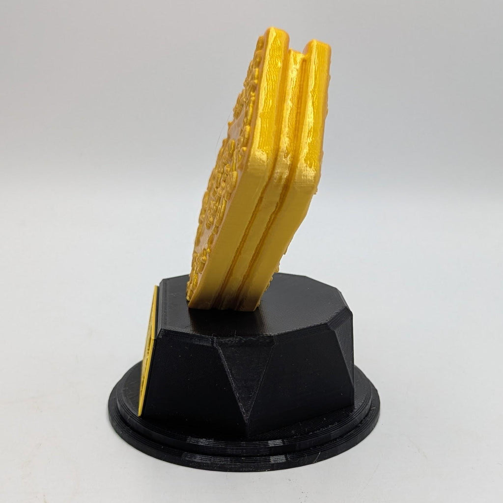 Personalised Custard Cream Trophy, Biscuit Fun Trophy, Custard Cream Lover Gift, Custard Cream Award,  Biscuit Lover Gift, Custom Trophy