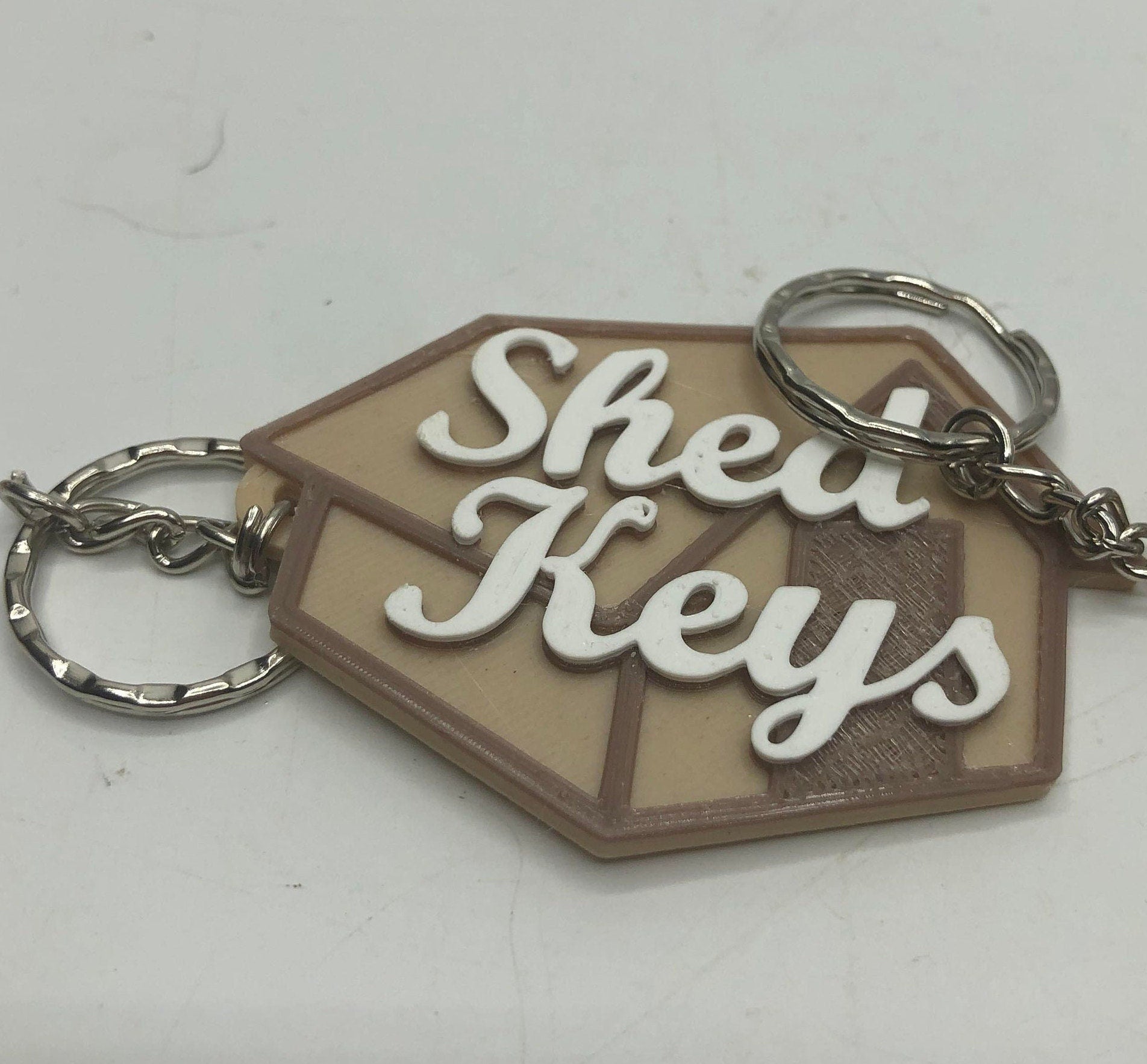 Shed Keys Keyring / Shed Keys Bag Tag / Man Cave Keyring / Shed Key Gift / Gift for Him / Shed Keyring / Shed Bag Tag / Keyring for Shed Key