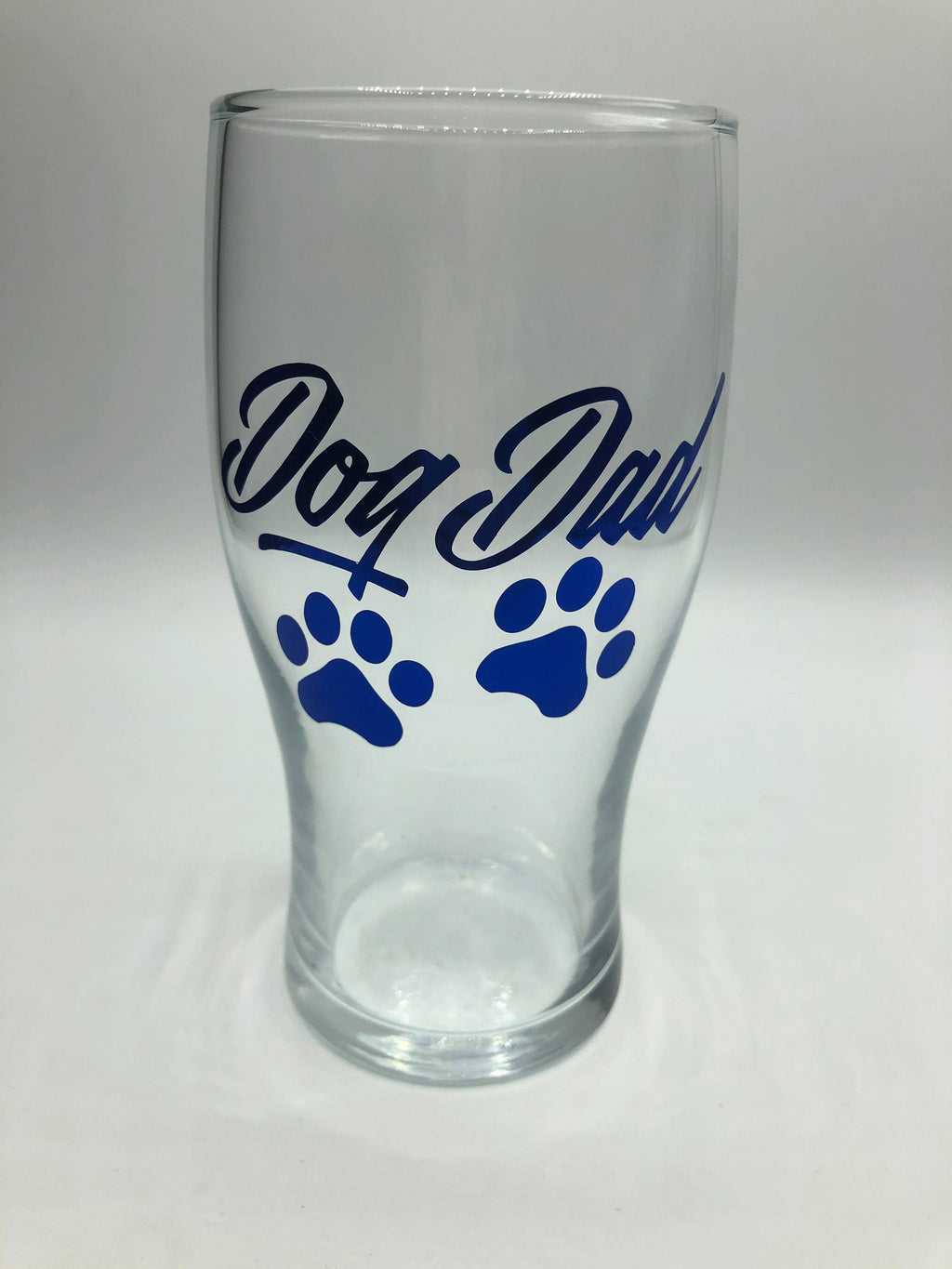 Dog Dad Pint Glass, Father's Day Gift, Present for Dad, Gift for Dog Lover, Dog Owner Gift, Pet Lover Gift, Dog Walker Present, Dog Groomer
